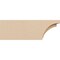 Ekena Millwork 2in. W x 4in. H x 12in. L Rivera Woodgrain TimberThane Rafter Tail, Primed Tan RFTUR02X04X12RIVRCPR - alternate 2